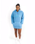 Aude Women Blue Hoodie