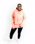 Aude Women Orange Hoodie