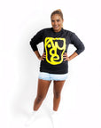 Aude Wink Face Black Sweatshirt